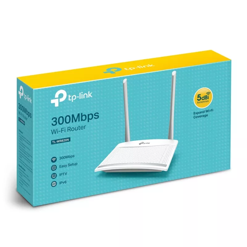 Router WLAN TP-Link TL-WR820N Fast Ethernet banda única (2,4 GHz) blanco