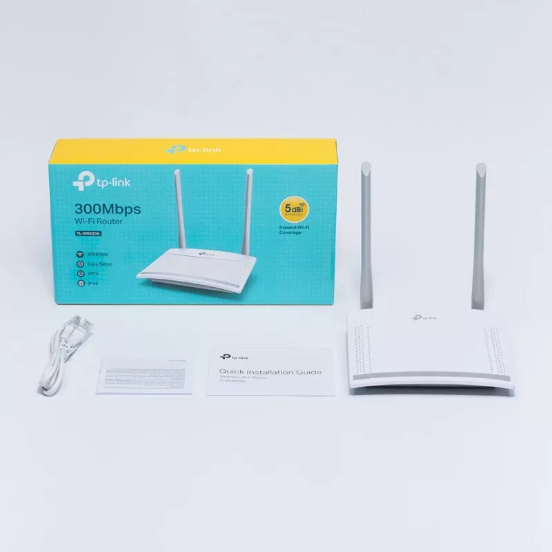 Router WLAN TP-Link TL-WR820N Fast Ethernet banda única (2,4 GHz) blanco