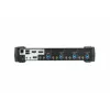 Conmutador KVMP ATEN 4 puertos USB 3.0 4K DisplayPort MST, 4096 x 2160 píxeles, 4K Ultra HD, 4,89 W, negro