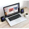 Altavoz Audiocore AC835 con cable 2.0 6 W USB negro altavoz de mesa