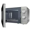 Microondas solo Gorenje MO20E1S — 20 l, 800 W, mando giratorio, plato giratorio de 270 mm, acero inoxidable/negro