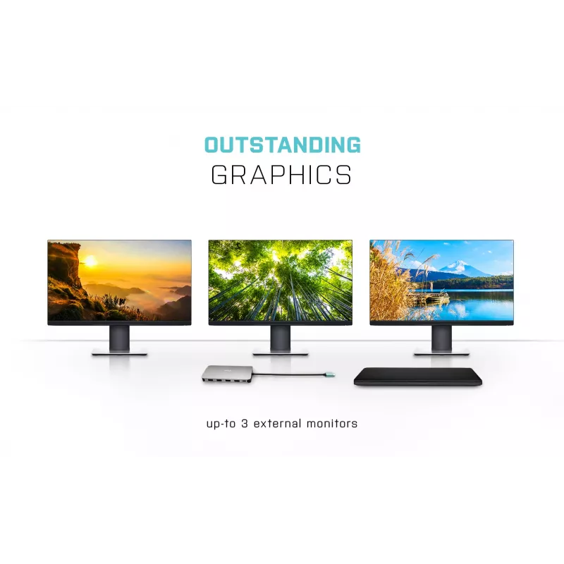 Docking station i-tec Metal USB-C Nano 3x Display + Power Delivery 100 W