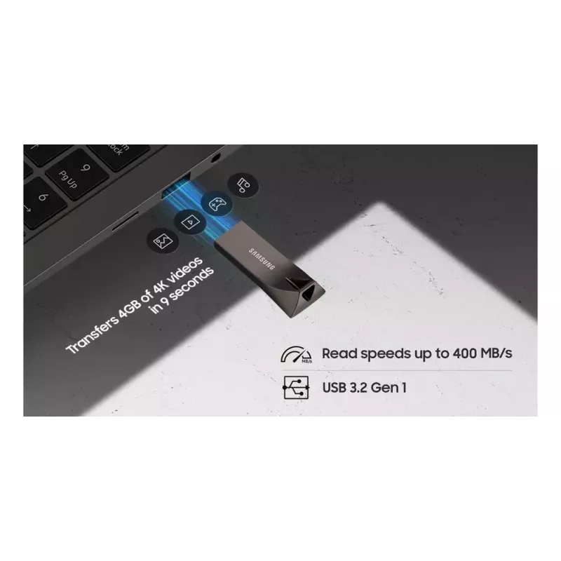 Samsung MUF-256BE memoria USB 256 GB USB Type-A 3.2 Gen 1 (3.1 Gen 1) gris