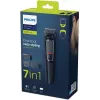 Recortadora multigroom Philips MG3720/15 7 en 1 — 7 peines de corte, cuchillas de acero inoxidable, 60 min de autonomía, batería NiMH, negra