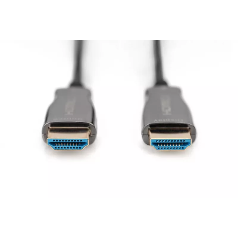 Cable de fibra óptica híbrida HDMI AOC DIGITUS, Type A M/M, 15m UHD 4K@60Hz, CE, negro