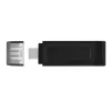Kingston Technology DataTraveler 64GB USB-C 3.2 Gen 1 70, 64 GB, USB Type-C, 3.2 Gen 1 (3.1 Gen 1), Cap, 7 g, Negro
