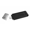 Kingston Technology DataTraveler 64GB USB-C 3.2 Gen 1 70, 64 GB, USB Type-C, 3.2 Gen 1 (3.1 Gen 1), Cap, 7 g, Negro