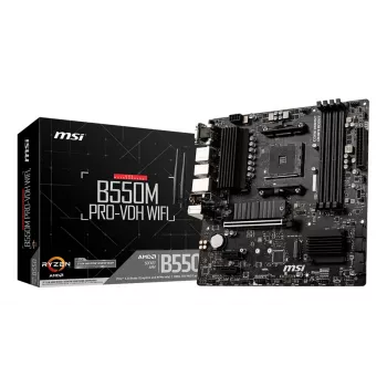 Placa base MSI B550M PRO-VDH WIFI AMD B550 Socket AM4 micro ATX