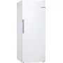 Congelador vertical Bosch Serie 6 GSN54AWDV — 328 L netos, NoFrost, FastFreeze, pantalla LED, blanco