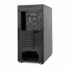 Caja de PC IBOX Chiron ZH68 Gaming, torre semitorre ATX, soporte EATX, negra, ventana lateral, iluminación