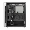 Caja de PC IBOX Chiron ZH68 Gaming, torre semitorre ATX, soporte EATX, negra, ventana lateral, iluminación