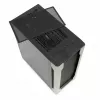 Caja de PC IBOX Chiron ZH68 Gaming, torre semitorre ATX, soporte EATX, negra, ventana lateral, iluminación