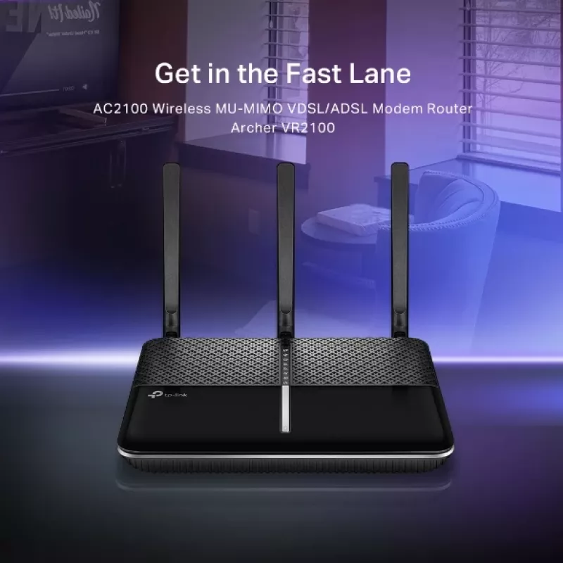 Router módem VDSL/ADSL TP-Link AC2100 Wireless MU-MIMO