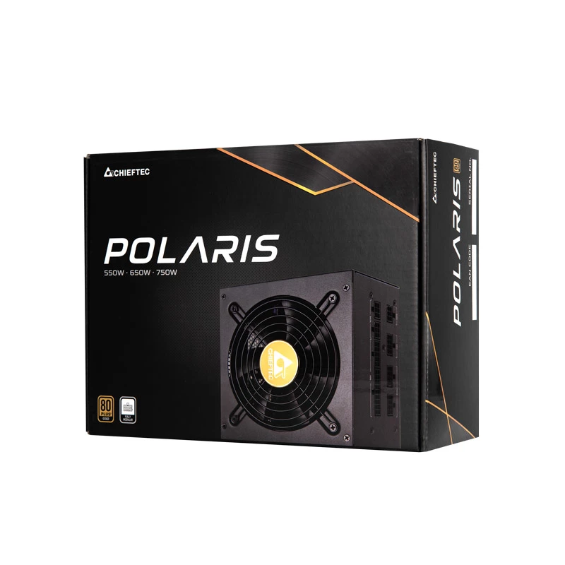 Fuente de alimentación Chieftec Polaris 750 W 20+4 Pin ATX PS/2 negra