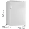 Arcón congelador Gorenje F492PW — 82 L, blanco, 4 estrellas, apertura a la derecha, 165 kWh/año