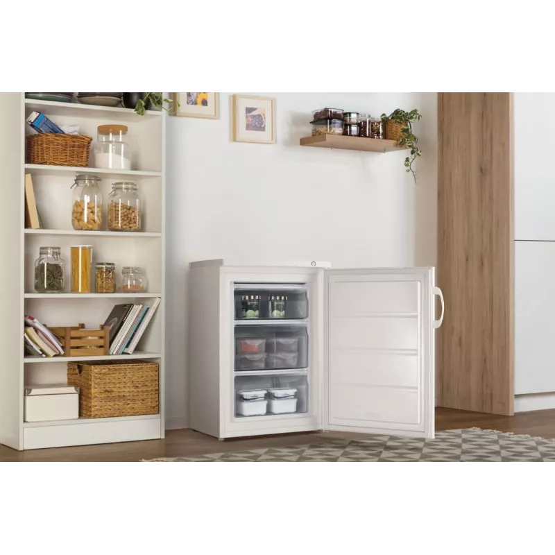 Arcón congelador Gorenje F492PW — 82 L, blanco, 4 estrellas, apertura a la derecha, 165 kWh/año