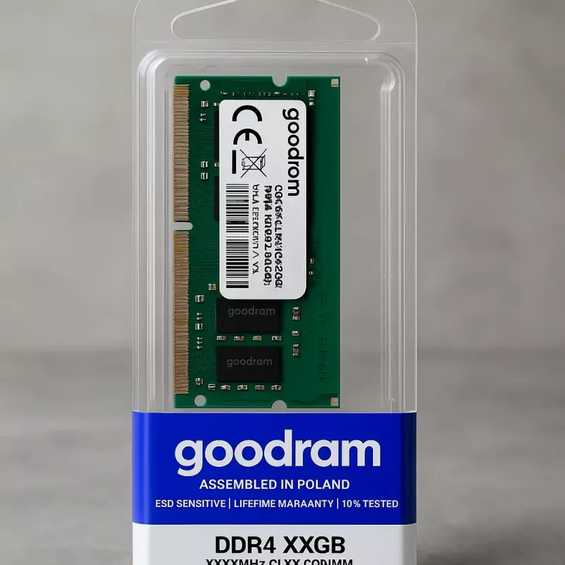Memoria para portátil DDR4 SO-DIMM GOODRAM 16GB 3200MHz 260-pin 1,2V CAS22 sin búfer