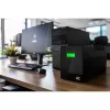 Sistema de alimentación ininterrumpida Green Cell UPS08 — Line-Interactive 700 W / 230 V, 4 tomas IEC, USB, RJ-45, batería 12 V 7 Ah, torre, negro