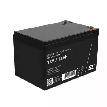 Batería recargable AGM de plomo-ácido sellada Green Cell AGM08 12 V 14000 mAh, 98×151×95 mm, 3,45 kg