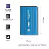 Adaptador para disco duro QOLTEC 51859 USB 3.0 para unidades SATA3 de 2,5 inch