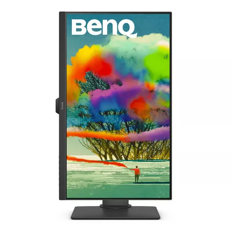 Monitor BenQ DesignVue PD2705Q IPS de 27 pulgadas (68,6 cm), 2560 x 1440 QHD, 5 ms, HDMI, DisplayPort, USB-C, gris oscuro