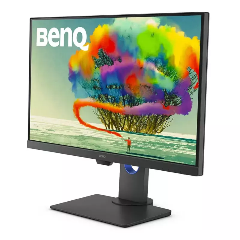 Monitor BenQ DesignVue PD2705Q IPS de 27 pulgadas (68,6 cm), 2560 x 1440 QHD, 5 ms, HDMI, DisplayPort, USB-C, gris oscuro