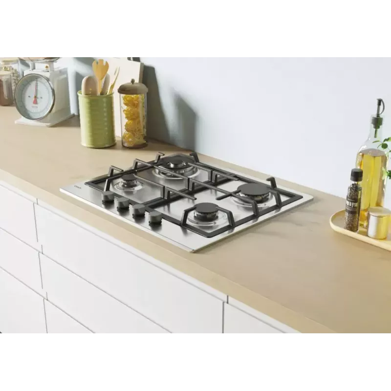 Candy Idea CHG6BR4WX Placa de gas integrable de acero inoxidable 60 cm 4 zonas