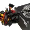 Fuente de alimentación IBOX iBox Aurora 600 W 20+4 Pin ATX, ventilador de 140 mm, carcasa metálica, negra