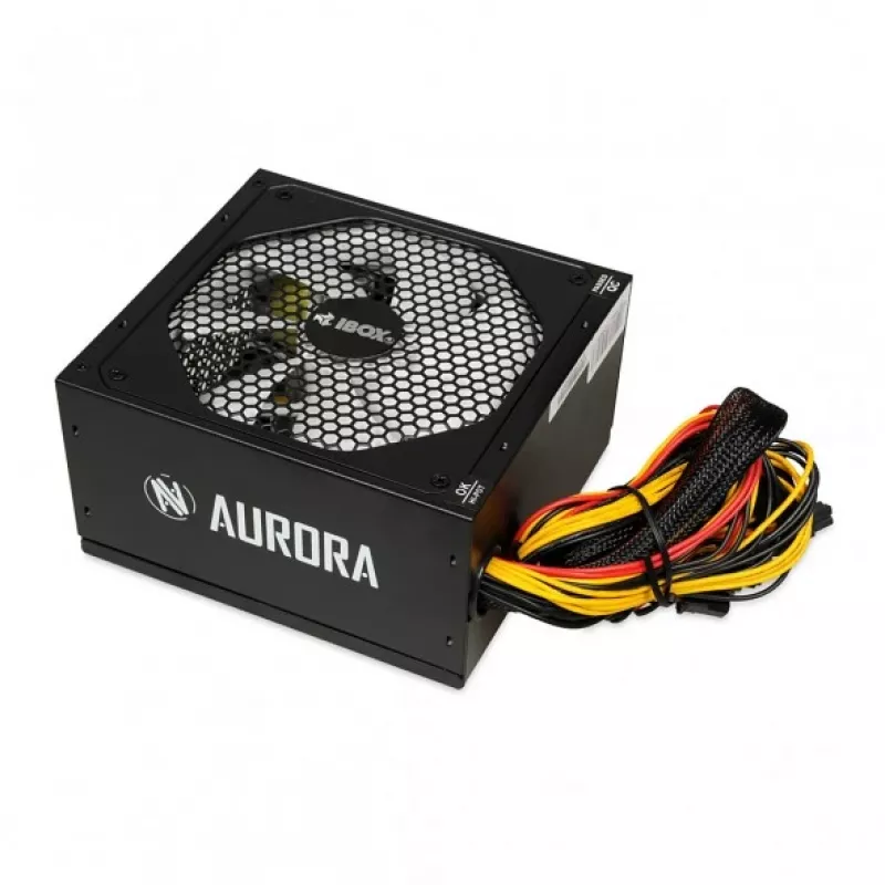 Fuente de alimentación iBox Aurora 700W ATX, ventilador de 14 cm