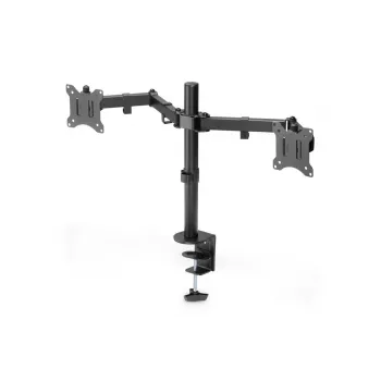 Soporte de monitor universal con abrazadera DIGITUS 17-32in 2x 8kg (máx.) Negro