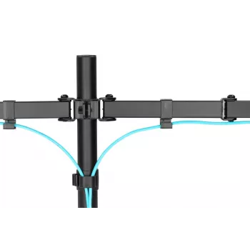 Soporte de monitor universal con abrazadera DIGITUS 17-32in 2x 8kg (máx.) Negro
