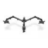 Soporte de monitor universal con abrazadera DIGITUS 17-32in 2x 8kg (máx.) Negro