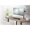 Soporte de monitor universal con abrazadera DIGITUS 17-32in 2x 8kg (máx.) Negro