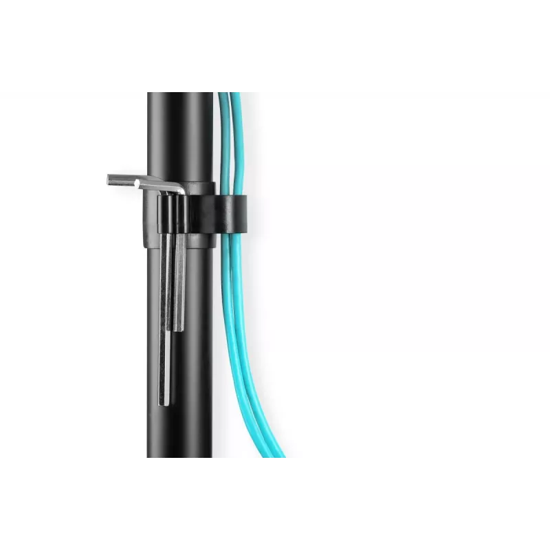 Soporte de monitor universal de poste DIGITUS 17-32in 8 Kg (máx.) Negro