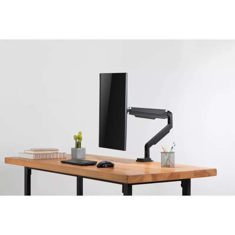 Soporte de monitor universal con abrazadera y muelle de gas DIGITUS 17-32in 9kg