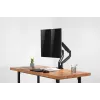 Soporte doble de monitor universal con abrazadera y muelle de gas DIGITUS 17-32in 2x 9kg