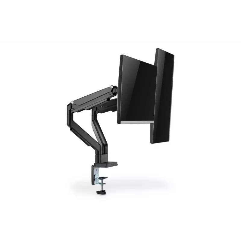 Soporte doble de monitor universal con abrazadera y muelle de gas DIGITUS 17-32in 2x 9kg