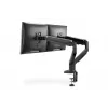 Soporte doble de monitor universal con abrazadera y muelle de gas DIGITUS 17-32in 2x 9kg