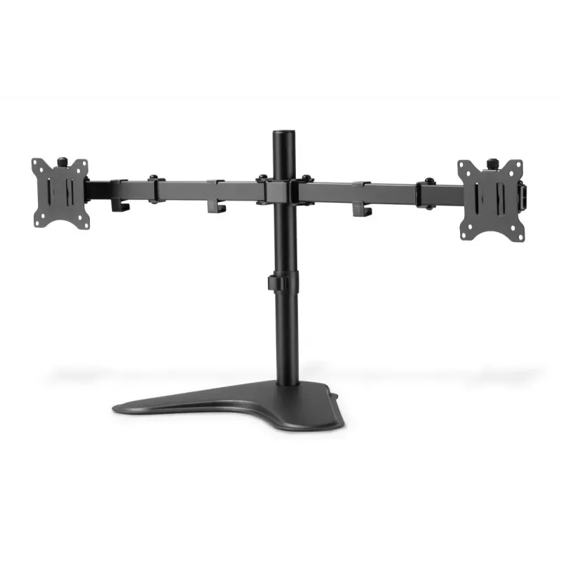 Soporte doble de monitor universal DIGITUS 17–32 pulgadas 2x 8 kg (máx.) Negro