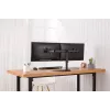 Soporte doble de monitor universal DIGITUS 17–32 pulgadas 2x 8 kg (máx.) Negro