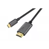 DIGITUS cable adaptador de USB-C a HDMI, 4K/30 Hz, 1,8 m, negro