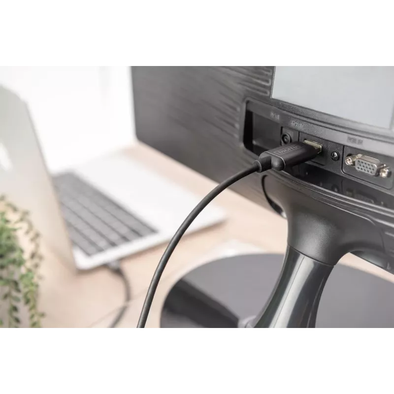 DIGITUS cable adaptador de USB-C a HDMI, 4K/30 Hz, 1,8 m, negro