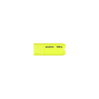 Memoria USB GOODRAM UME2 128 GB USB 2.0 Type-A, amarilla, 21×51 mm