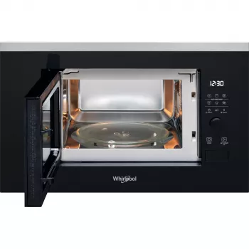 Microondas con grill integrable WHIRLPOOL WMF201G, 800 W, 20 L, acero inoxidable/negro