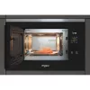 Microondas con grill integrable WHIRLPOOL WMF201G, 800 W, 20 L, acero inoxidable/negro
