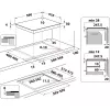 Whirlpool WS Q4860 NE Negro Integrable 60 cm Placa de inducción 4 zona(s) de cocción