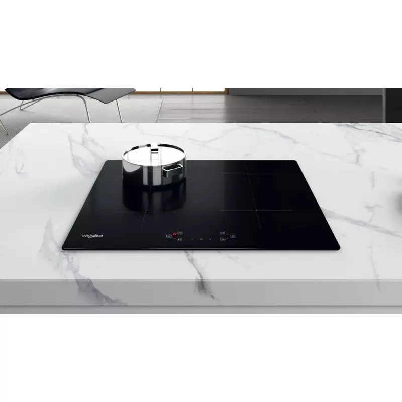 Whirlpool WS Q4860 NE Negro Integrable 60 cm Placa de inducción 4 zona(s) de cocción