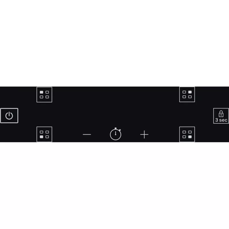 Whirlpool WS Q4860 NE Negro Integrable 60 cm Placa de inducción 4 zona(s) de cocción