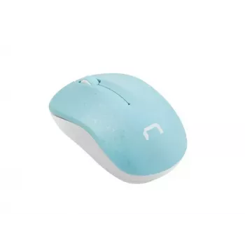 Ratón NATEC Toucan Wireless 1600dpi Óptico Blanco Azul