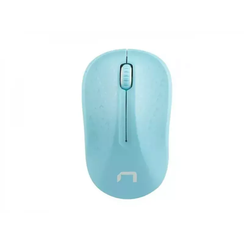 Ratón NATEC Toucan Wireless 1600dpi Óptico Blanco Azul
